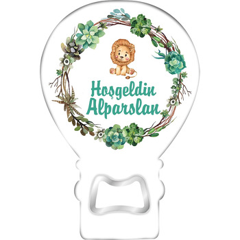 Sevimli Aslan Temalı Balon Magnet Açacak