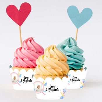 Sevimli Soft Unicorn Temalı Cupcake Sargısı