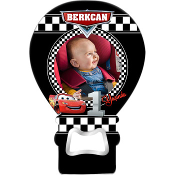 Şimşek Mcqueen 1 Yaş Temalı Resimli Balon Magnet Açacak