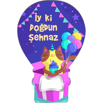 Sincap ile Cupcake Temalı Balon Magnet Açacak