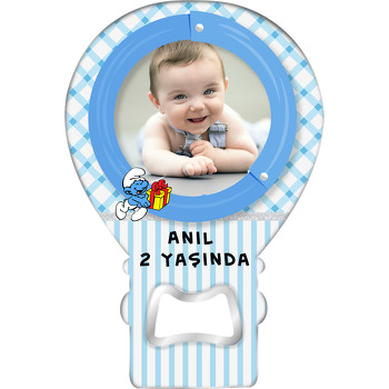 Şirinler 2 Temalı Balon Magnet Açacak