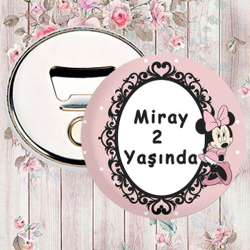 Soft Minnie Mouse Temalı Magnet Açacak