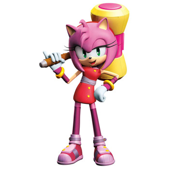 Sonic Amy Rose Temalı Masa Önü Ayaklı Dekor