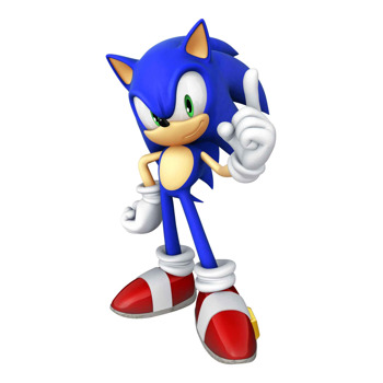 Sonic Temalı Masa Önü Ayaklı Dekor