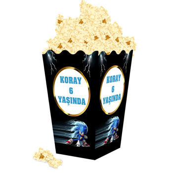 Sonic Temalı Popcorn Kutusu