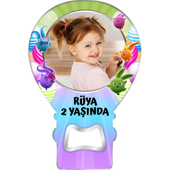 Sunny Bunnies Temalı Resimli Balon Magnet Açacak