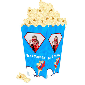 Supergirl Temalı Popcorn Kutusu