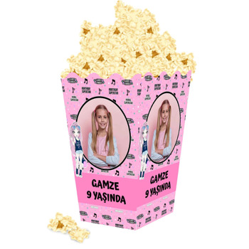 Süperstar Temalı Popcorn Kutusu