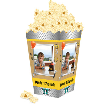 Tamirci Temalı Popcorn Kutusu