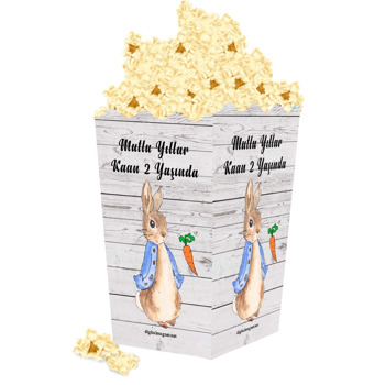 Tavşan Peter 2 Temalı Popcorn Kutusu