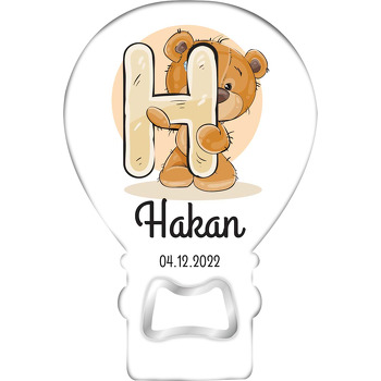 Teddy Ayıcık ile H Harfi Temalı Balon Magnet Açacak