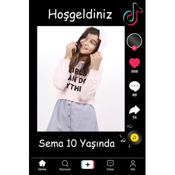 Tik Tok Temalı Afiş