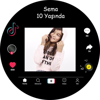 Tik Tok Temalı Sticker