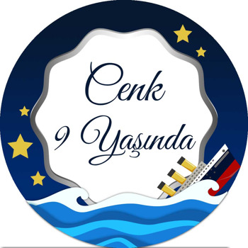 Titanic Temalı Sticker