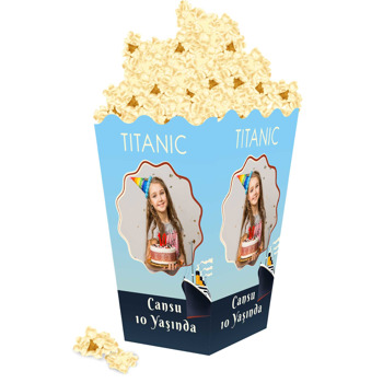 Titanik Temalı Popcorn Kutusu