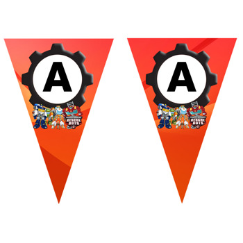 Transformers Rescue Bots Temalı Parti Banner