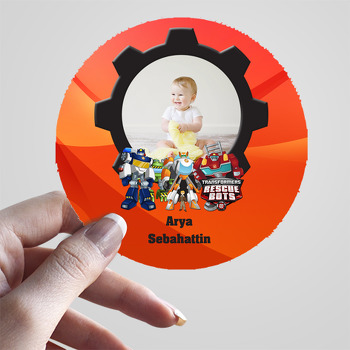 Transformers Rescue Bots Temalı Resimli Sticker