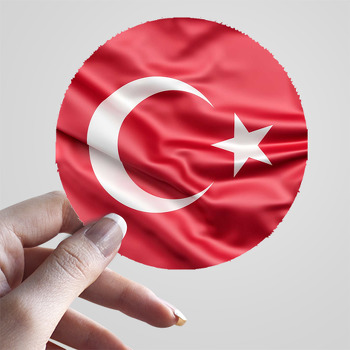 Türk Bayrağı Temalı Sticker