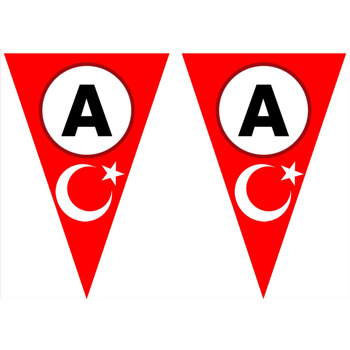 Türk Bayrak Temalı Parti Banner