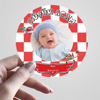 Uçak Temalı Sticker