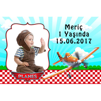 Uçaklar Temalı Plastik Magnet