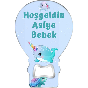 Unicorn Balina Temalı Balon Magnet Açacak