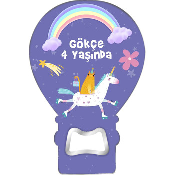 Unicorn ile Kedi Temalı Balon Magnet Açacak