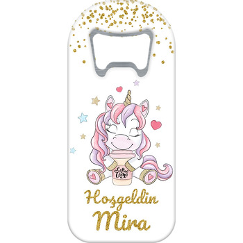 Unicorn ve Coffee Temalı Uzun Magnet Açacak