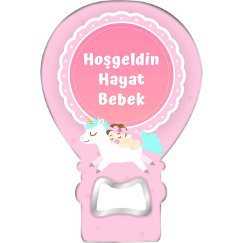 Uykucu Bebek ile Unicorn Temalı Balon Magnet Açacak