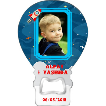 Uzay Temalı Balon Magnet Açacak