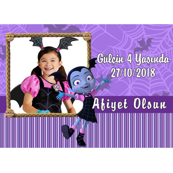 Vampirina Temalı Doğum Günü Amerikan Servis