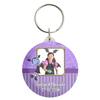 Vampirina Temalı Fotoğraflı Anahtarlık