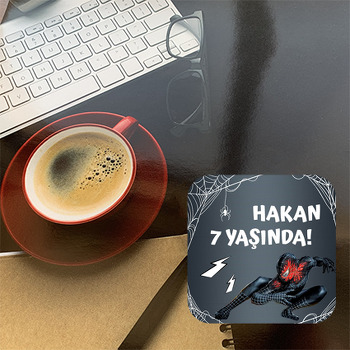 Venom Spiderman Temalı Bardak Altlığı