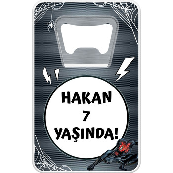 Venom Spiderman Temalı Dikdörtgen Magnet Açacak