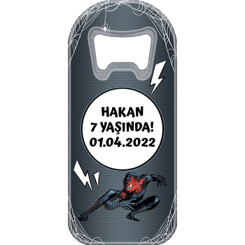 Venom Spiderman Temalı Uzun Doğum Günü Magnet Açacak