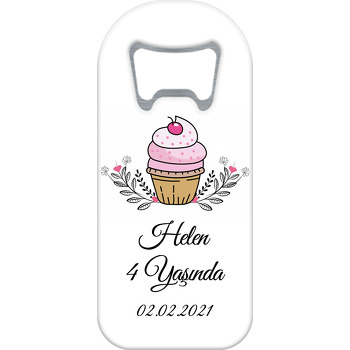 Vişneli Cupcake Temalı Doğum Günü Uzun Açacak