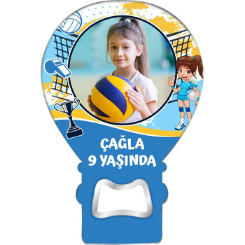 Voleybol Temalı Balon Magnet Açacak