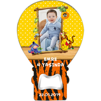 Winnie The Pooh 2 Temalı Balon Magnet Açacak