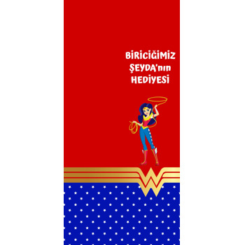 Wonder Woman Temalı Hediyelik Kart