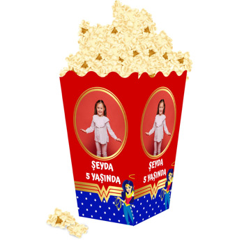 Wonder Woman Temalı Popcorn Kutusu