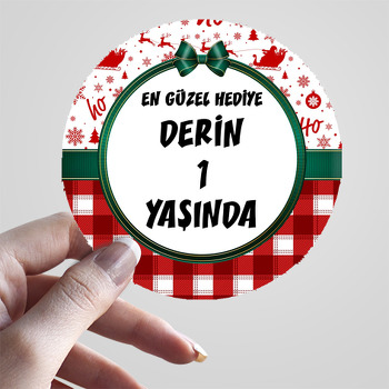 Yeni Yıl Temalı Sticker