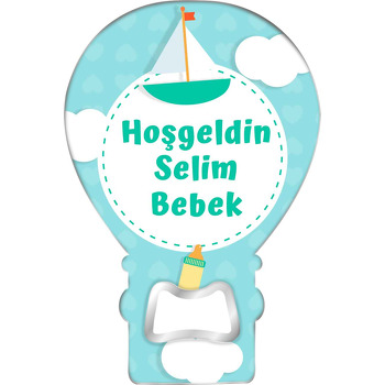 Yeşil Yelkenli Temalı Balon Magnet Açacak