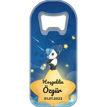 Yıldız Avcısı Panda Temalı Uzun Magnet Açacak